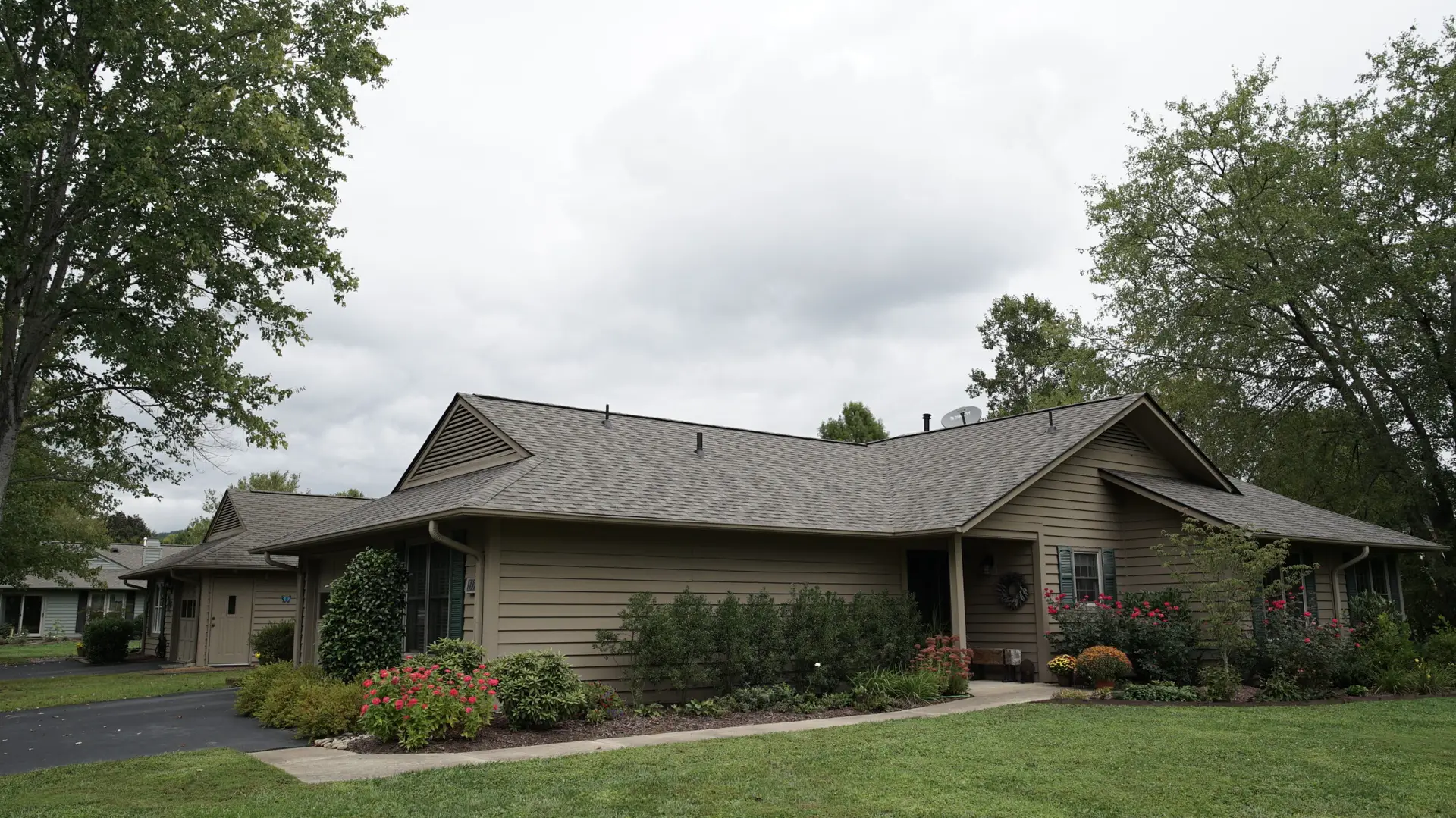 On campus patio home